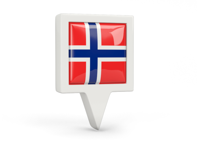 Square pin icon. Download flag icon of Bouvet Island at PNG format