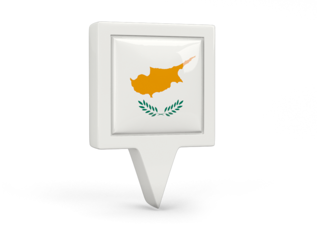 Square pin icon. Download flag icon of Cyprus at PNG format