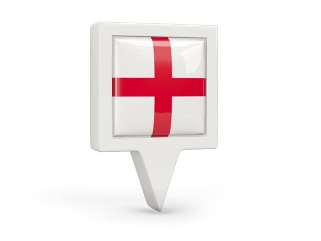 Square pin icon. Download flag icon of England at PNG format