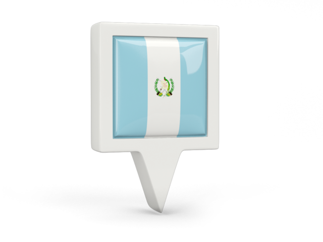 Square pin icon. Download flag icon of Guatemala at PNG format