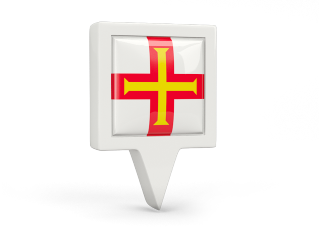 Square pin icon. Download flag icon of Guernsey at PNG format