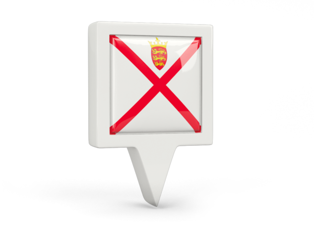 Square pin icon. Download flag icon of Jersey at PNG format