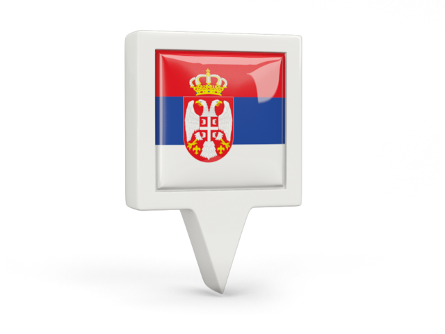 Serbia pin