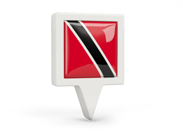 Square pin icon. Download flag icon of Trinidad and Tobago at PNG format