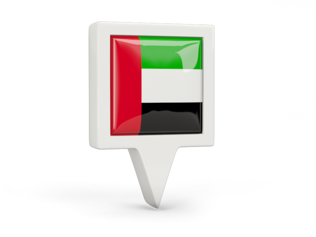 Square pin icon. Download flag icon of United Arab Emirates at PNG format