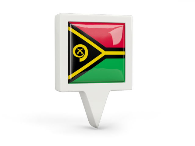 Square pin icon. Download flag icon of Vanuatu at PNG format