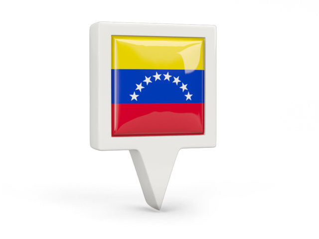 Квадратный флажок. Скачать флаг. Венесуэла