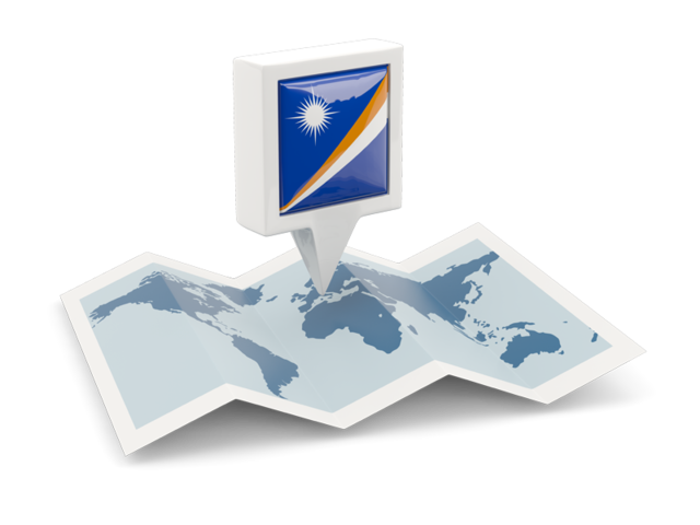 Square pin with map. Download flag icon of Marshall Islands at PNG format