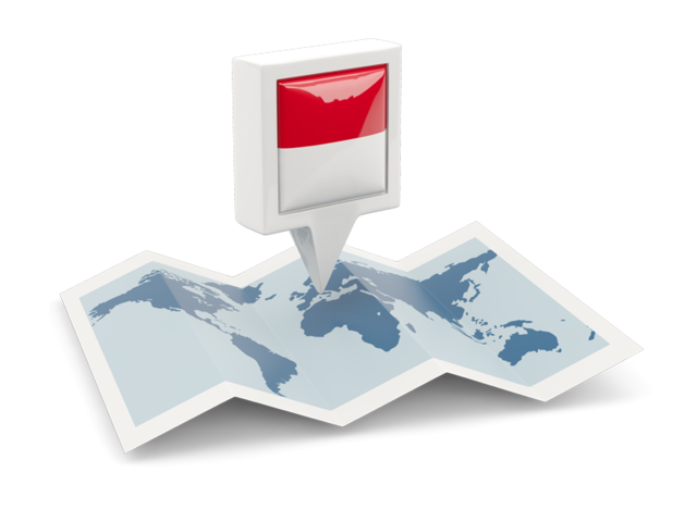 Square pin with map. Download flag icon of Monaco at PNG format