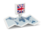 United Kingdom. Square pin with map. Download icon.