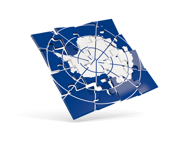 Square puzzle flag. Download flag icon of Antarctica at PNG format