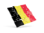 Belgium. Square puzzle flag. Download icon.