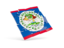 Belize. Square puzzle flag. Download icon.