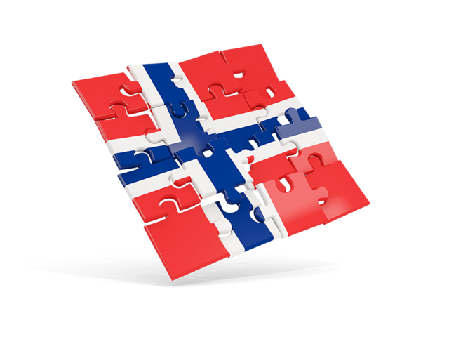 Square puzzle flag. Download flag icon of Bouvet Island at PNG format