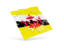 Brunei. Square puzzle flag. Download icon.