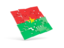 Буркина Фасо. Квадратный флаг-пазл. Скачать иконку.