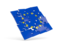 European Union. Square puzzle flag. Download icon.