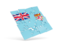 Fiji. Square puzzle flag. Download icon.