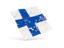 Финляндия. Квадратный флаг-пазл. Скачать иконку.