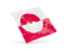Greenland. Square puzzle flag. Download icon.