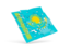Казахстан. Квадратный флаг-пазл. Скачать иконку.