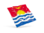 Kiribati. Square puzzle flag. Download icon.