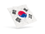 South Korea. Square puzzle flag. Download icon.