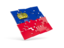 Liechtenstein. Square puzzle flag. Download icon.
