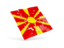 Macedonia. Square puzzle flag. Download icon.