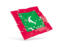 Maldives. Square puzzle flag. Download icon.