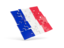 Mayotte. Square puzzle flag. Download icon.