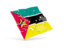 Mozambique. Square puzzle flag. Download icon.