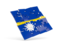 Nauru. Square puzzle flag. Download icon.