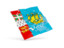 Saint Pierre and Miquelon. Square puzzle flag. Download icon.