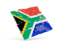 South Africa. Square puzzle flag. Download icon.