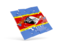 Swaziland. Square puzzle flag. Download icon.