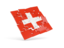 Switzerland. Square puzzle flag. Download icon.