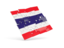 Thailand. Square puzzle flag. Download icon.