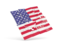 United States of America. Square puzzle flag. Download icon.
