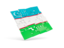 Узбекистан. Квадратный флаг-пазл. Скачать иконку.