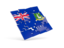Virgin Islands. Square puzzle flag. Download icon.