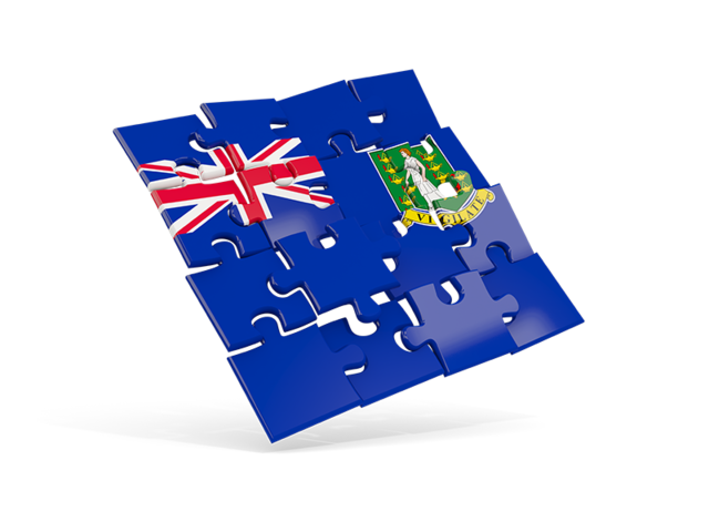Square puzzle flag. Download flag icon of Virgin Islands at PNG format