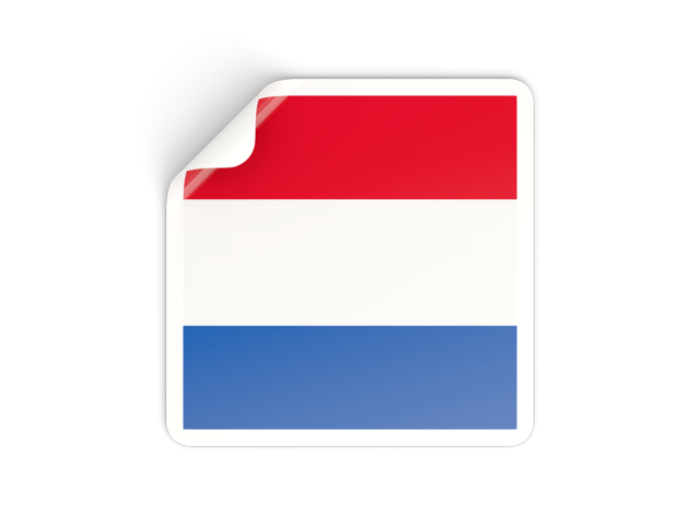 Square sticker. Download flag icon of Bonaire at PNG format