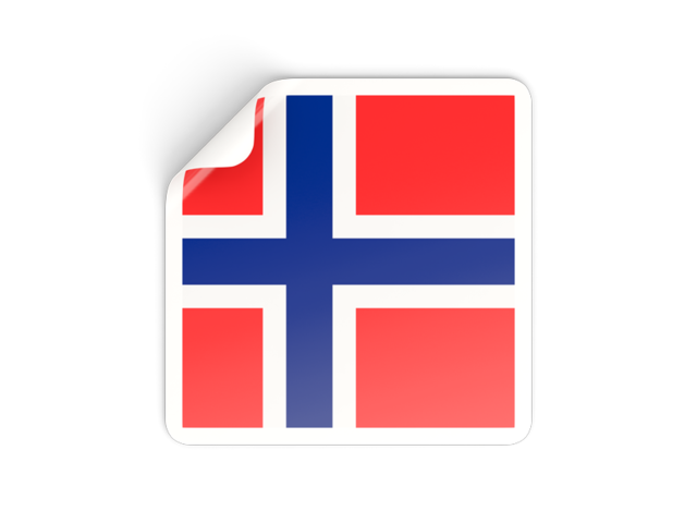Square sticker. Download flag icon of Bouvet Island at PNG format