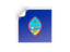 Guam. Square sticker. Download icon.