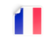 Mayotte. Square sticker. Download icon.