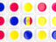 Andorra. Square tiles with flag. Download icon.