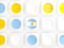 Argentina. Square tiles with flag. Download icon.