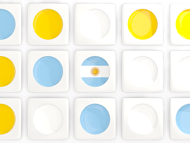 Square tiles with flag. Download flag icon of Argentina at PNG format