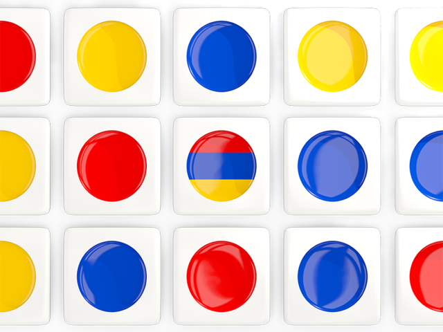 Square tiles with flag. Download flag icon of Armenia at PNG format